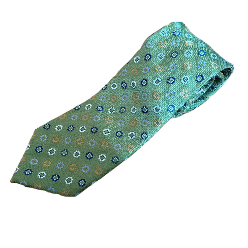 Countess Mara Men's Tie VTG Multicolor Abstract Silk Necktie
